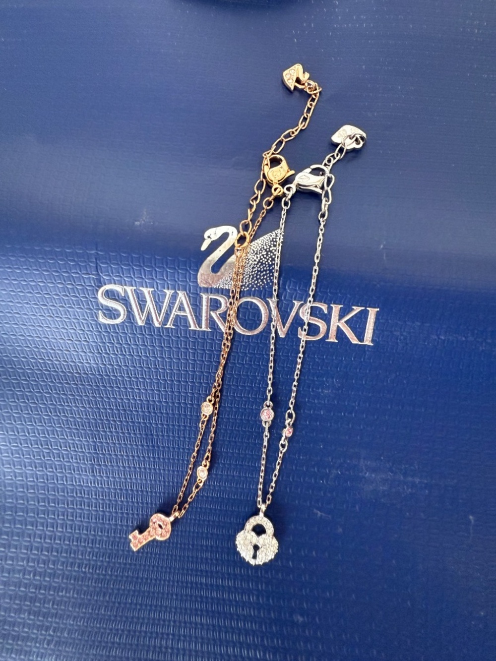 Swarovski Wishes Key/Padlock Bracelet Set 5272251